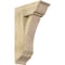Ekena Millwork Thorton Traditional Rough Sawn Bracket w/ Offset Brace, Douglas Fir, 8"W x 18"D x 30"H BKT0806X18X30THR01RDF - alternate 1